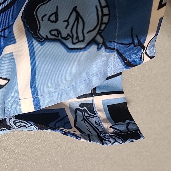 Vintage FUBU Men's Fat Albert AOP Long Sleeve Button Up Shirt Pre-Owned- Size XL - Picture 7 of 15